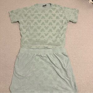 Disney Mint Green Mickey Mouse Set